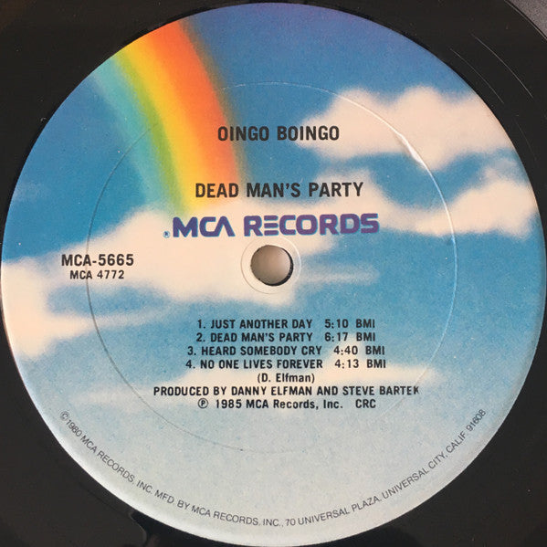 Oingo Boingo - Dead Man's Party (LP) [US] 1st (Near Mint (NM or M-))