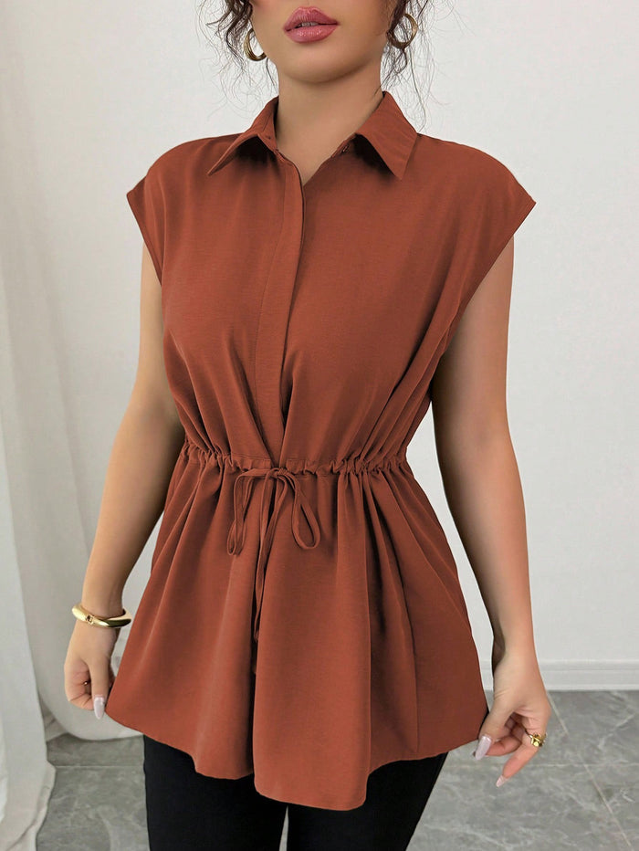 Olyra Top - Brown