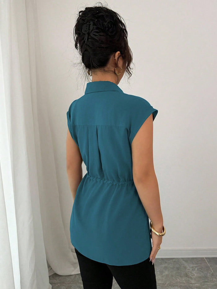 Olyra Top - Lake Blue