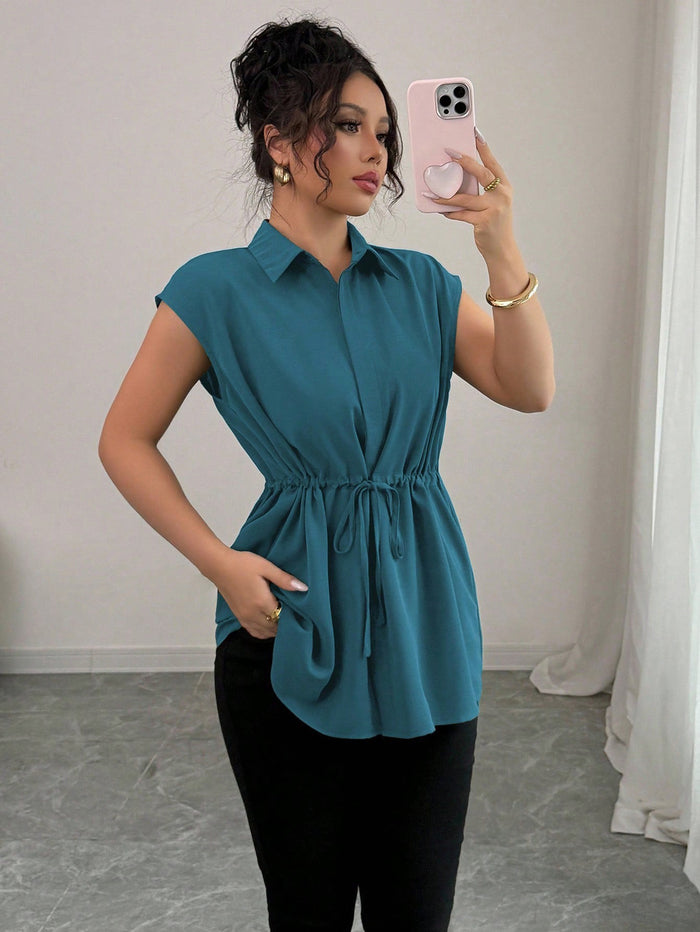 Olyra Top - Lake Blue