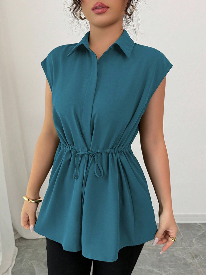 Olyra Top - Lake Blue
