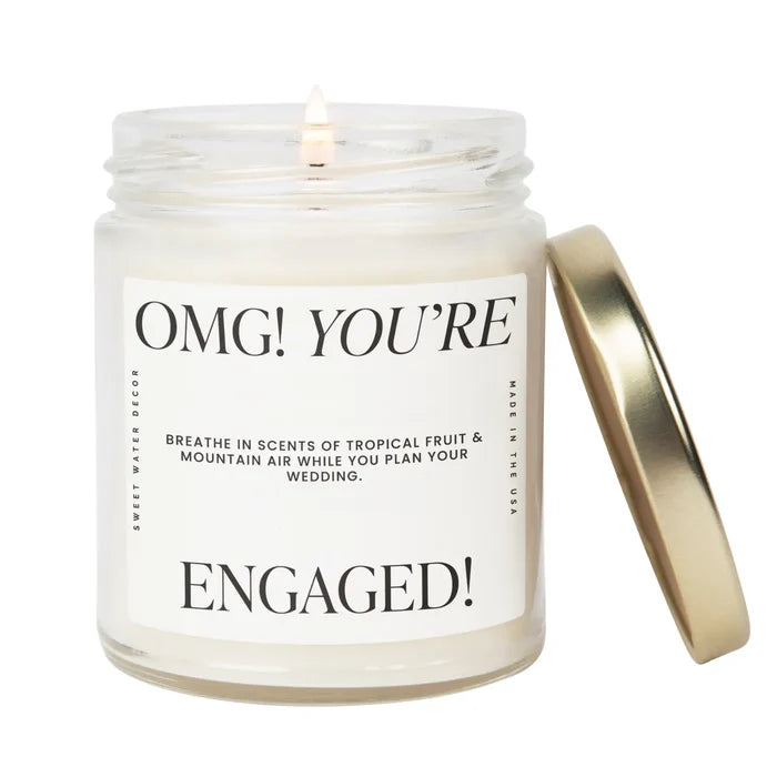 OMG! You're Engaged Candle | Bridal