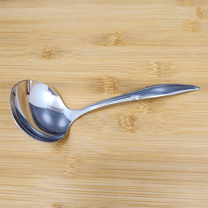 Oneida Kenwood Forever Rose Solid Gravy Ladle Spoon Community Stainless 6 3/4"