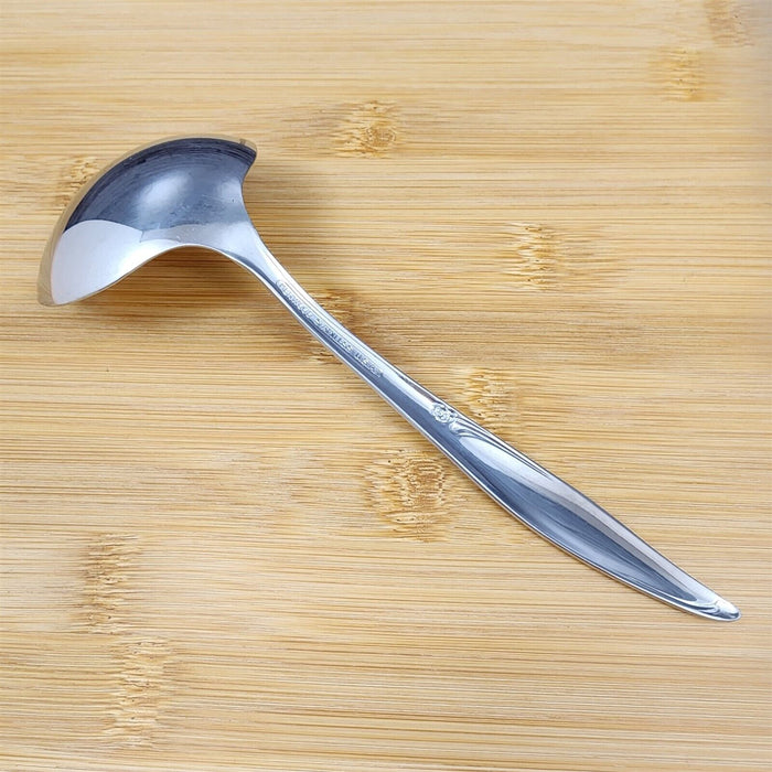 Oneida Kenwood Forever Rose Solid Gravy Ladle Spoon Community Stainless 6 3/4"