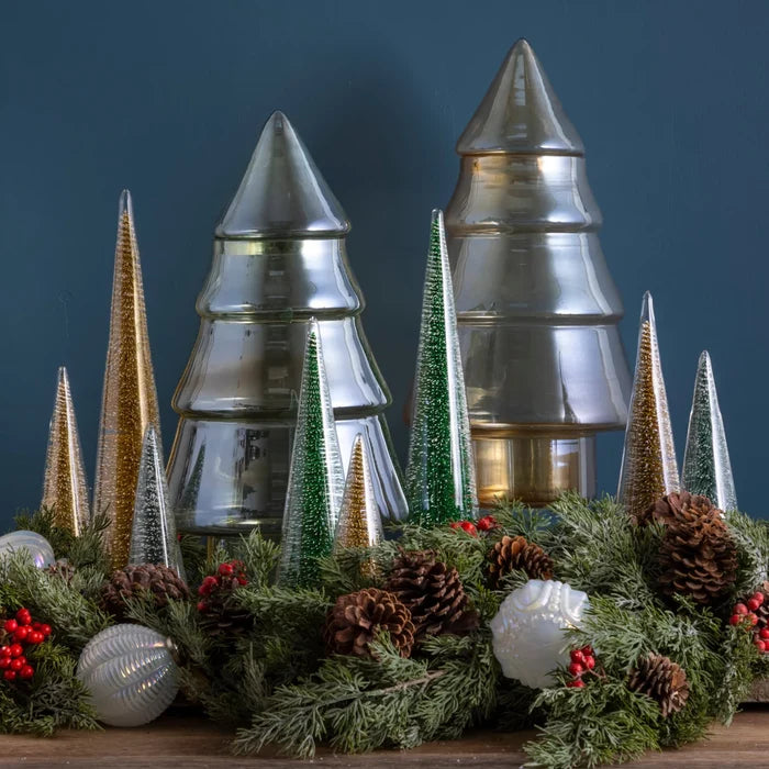ONYX LUSTER GLASS TREE CANISTER