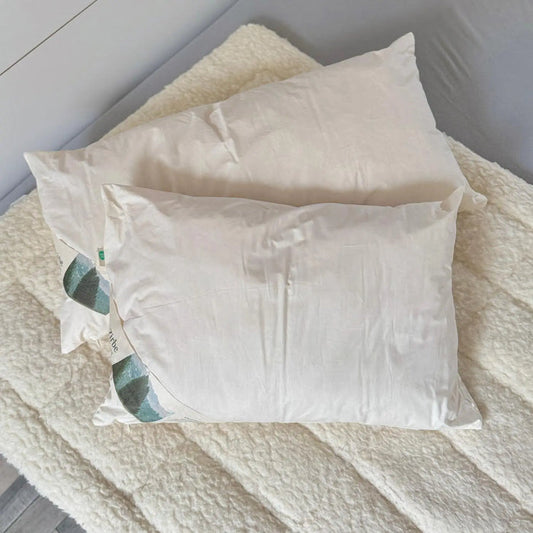 Oreiller pin cembro et laine vierge 40x60cm