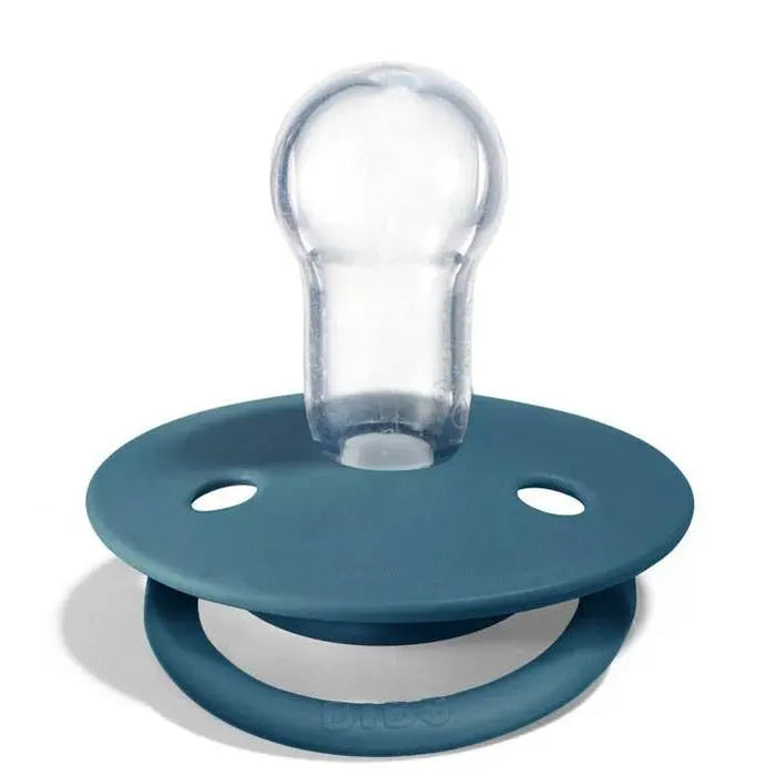 Pack de 2 tétines de Lux en silicone Bibs - Capel sage - Lilinappy