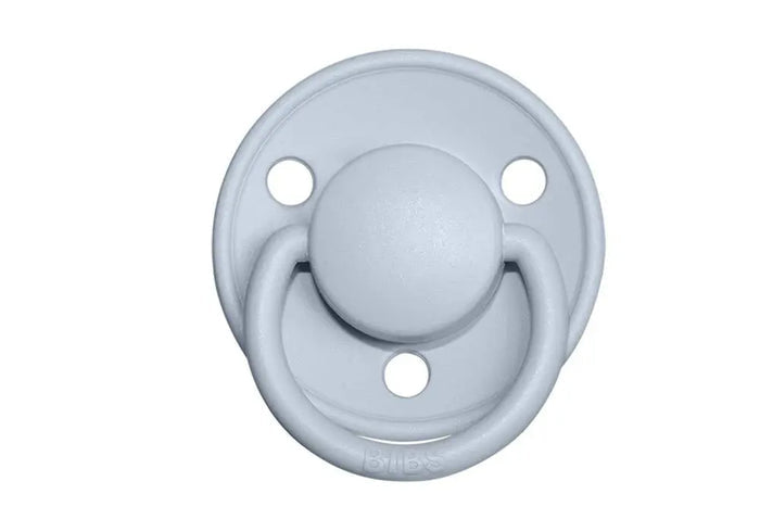 Pack de 2 tétines de Lux en silicone Bibs -Gris/bleu - Lilinappy