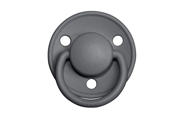 Pack de 2 tétines de Lux en silicone Bibs -Gris/bleu - Lilinappy
