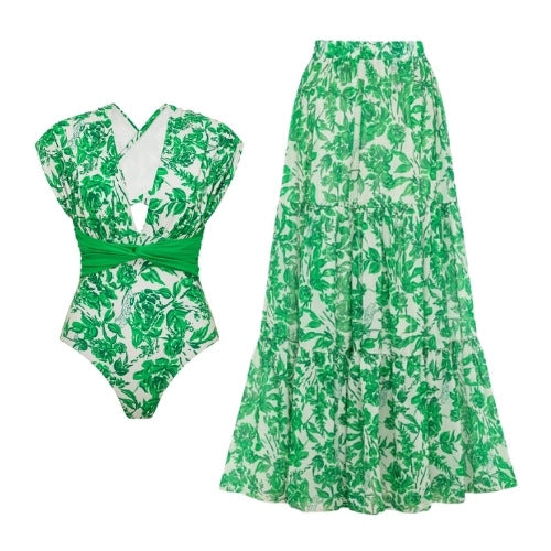 Palmira Swimsuit Set - Green