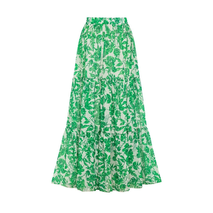 Palmira Umbrella Swimsuit Skirt - Green