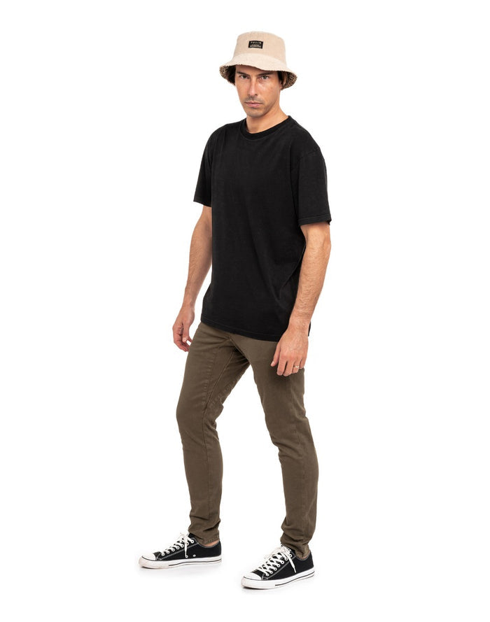 pantalon chino celeste PULLIN en coton