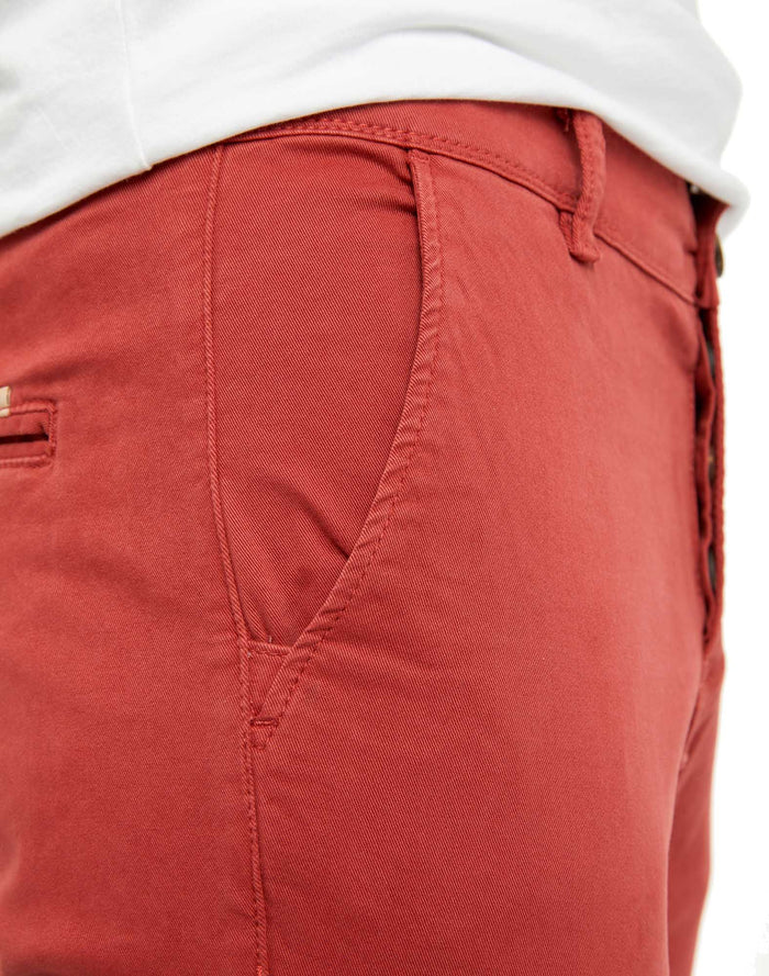 pantalon chino cherry PULLIN en coton