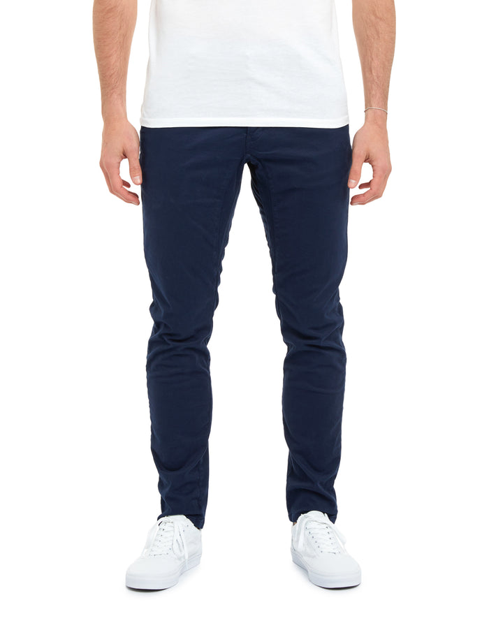 pantalon chino marine PULLIN en coton