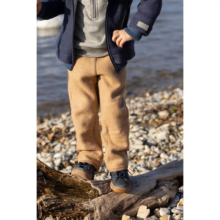Pantalon en laine bouillie bio Disana - Eucalyptus