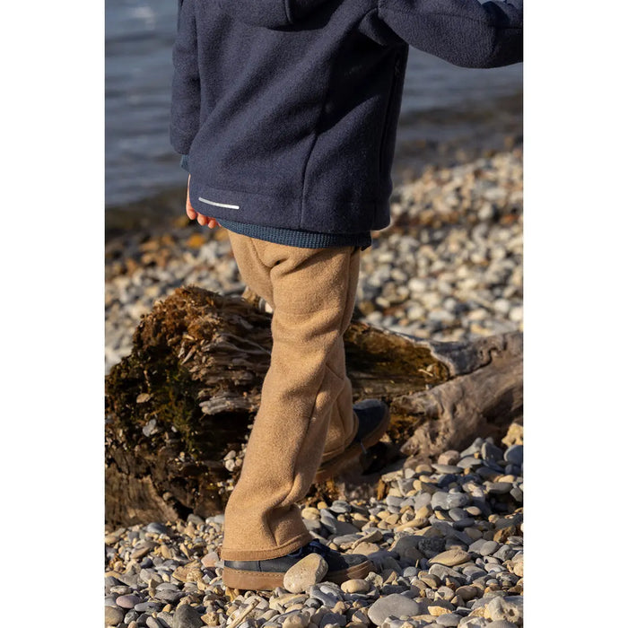 Pantalon en laine bouillie bio Disana - Indigo