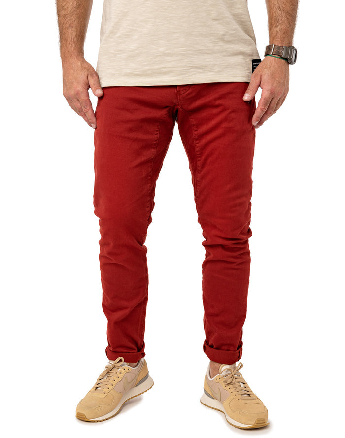 pantalon homme dening chino emilion PULLIN en coton