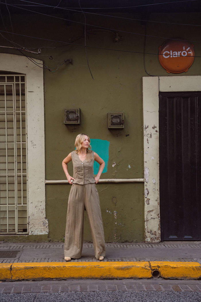 Pants Set in Tan Twill - XXL Pants Left