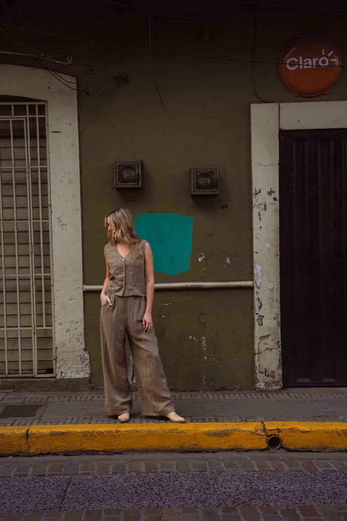 Pants Set in Tan Twill - XXL Pants Left