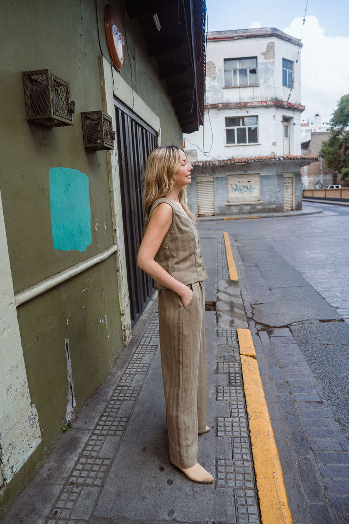 Pants Set in Tan Twill - XXL Pants Left
