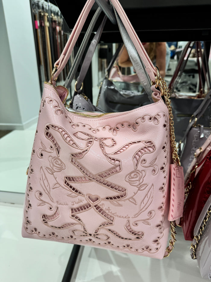 Patent Leather Ribbon Reverie Convertible Bag