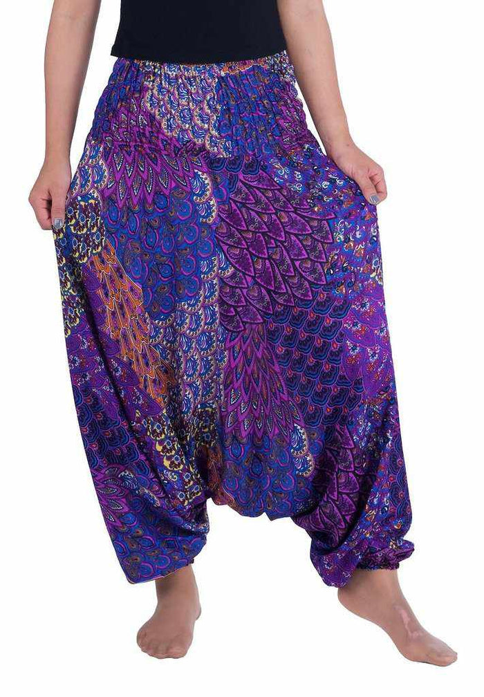 Peacock Harem Pants - Lannaclothesdesign Shop