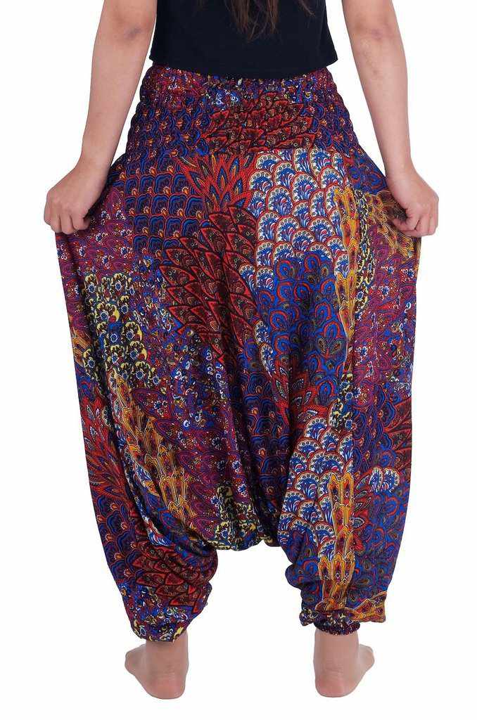 Peacock Harem Pants - Lannaclothesdesign Shop