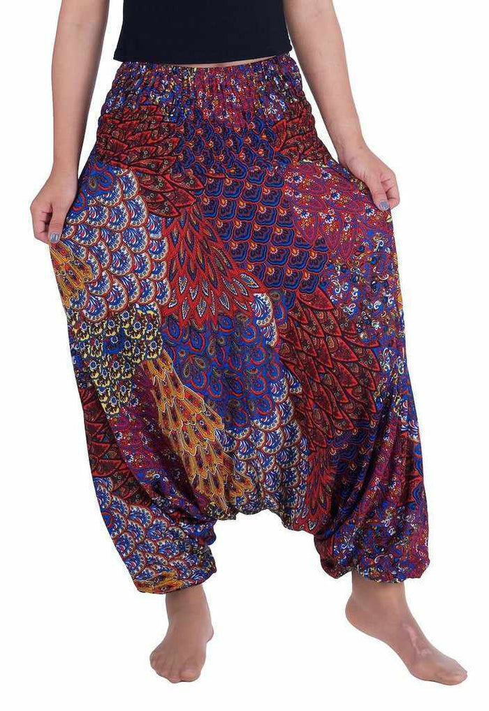 Peacock Harem Pants - Lannaclothesdesign Shop