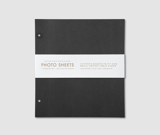 PHOTO ALBUM - 10- BLACK PACK REFILL PAPER (S)