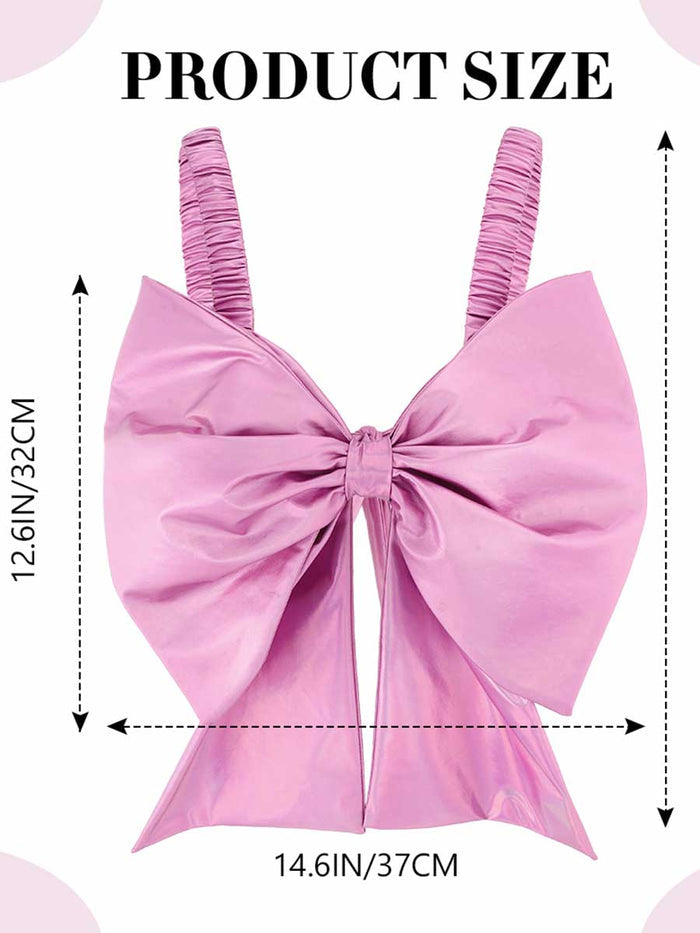 Pink Bow Reflective Camisole Vest