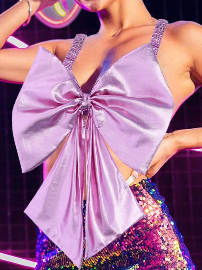 Pink Bow Reflective Camisole Vest