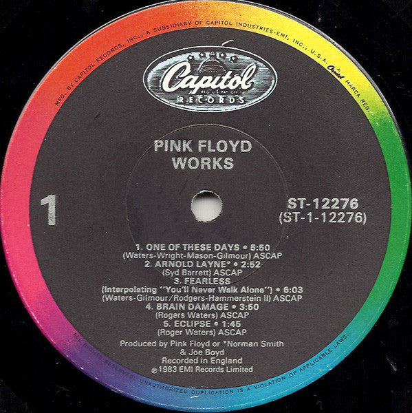 Pink Floyd - Works (LP) [US] 1st