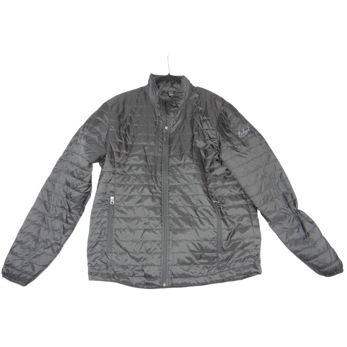 Port Authority Mens XL Black Zephyr Puffer Full Zip Jacket Endeavor Logo0