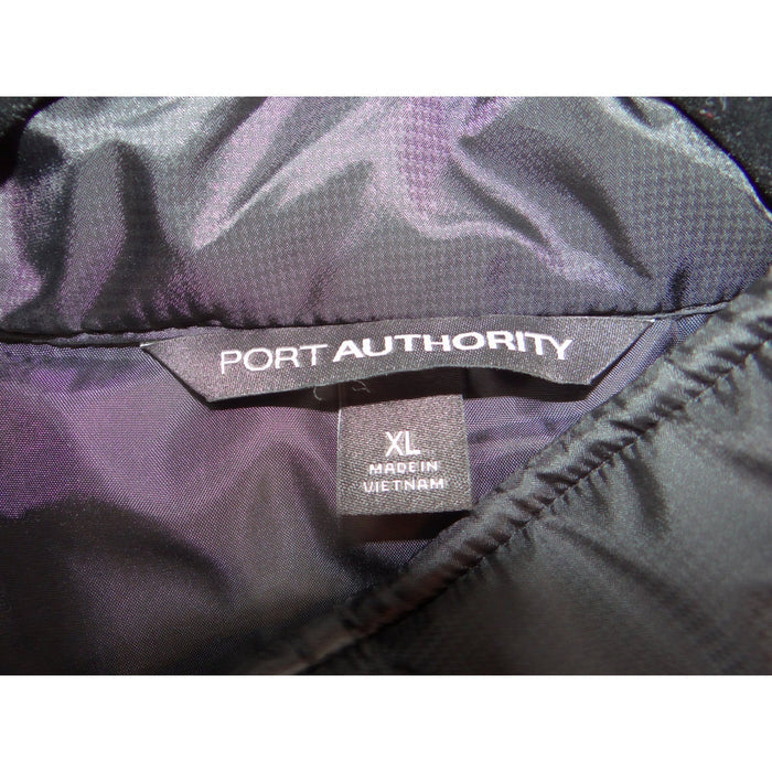Port Authority Mens XL Black Zephyr Puffer Full Zip Jacket Endeavor Logo3
