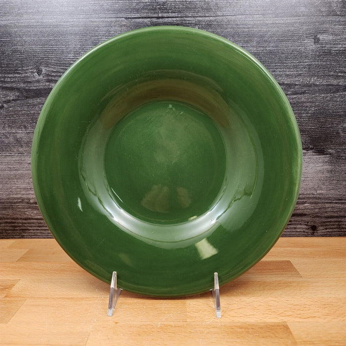 Pottery Barn Sausalito Moss Green Set of 4 Salad Plates 10" 25cm Dinnerware
