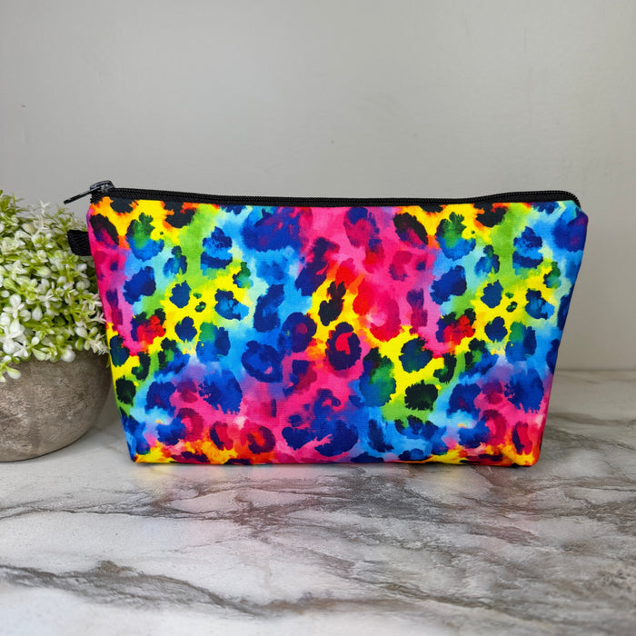 Pouch - Bright Rainbow Animal Print