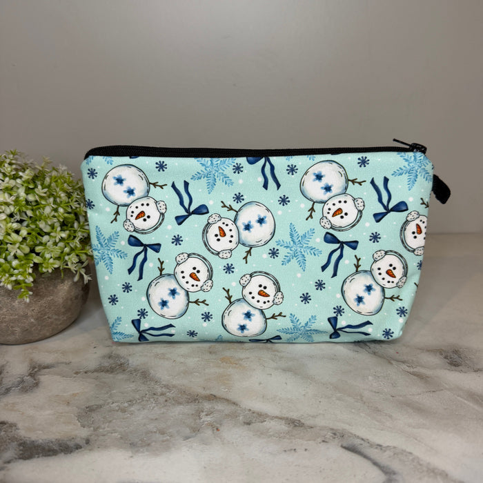 Pouch - Christmas Winter - Snowman Snowflake