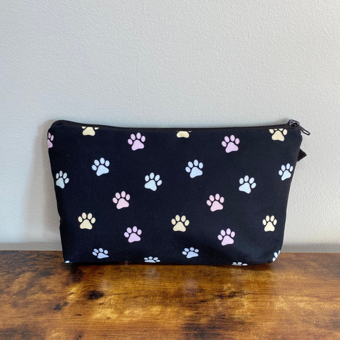 Pouch - Dog, Pastel Paw Prints