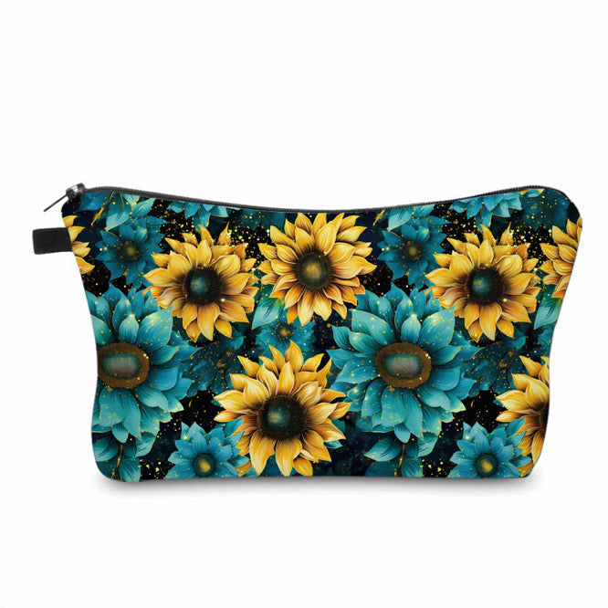 Pouch - Sunflower Teal & Yellow