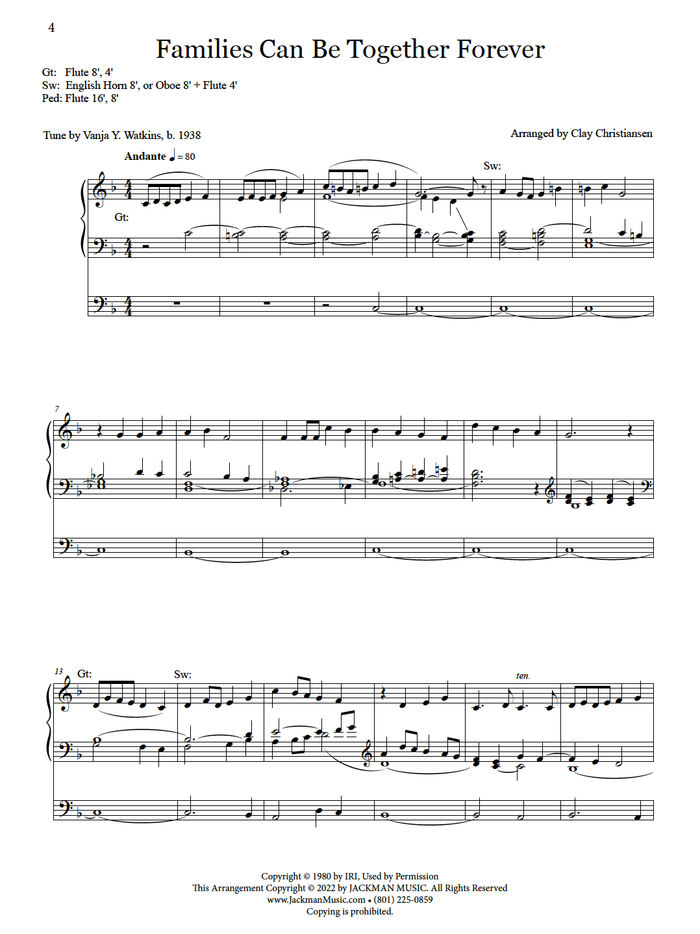 Primary Colours - Ten Organ Settings of Beloved Children's Songs - pg 4 | Sheet Music | Jackman Music