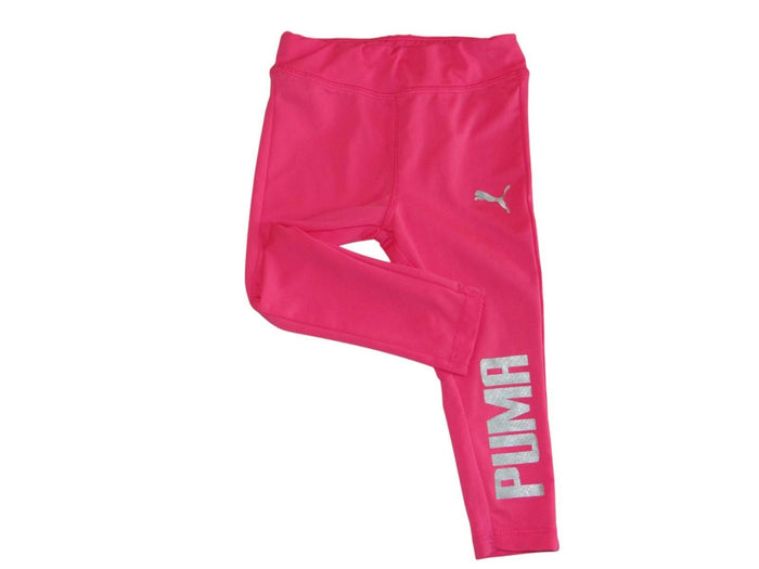 PUMA Girls' Hot Pink Leggings   Size 12 MONTHS1