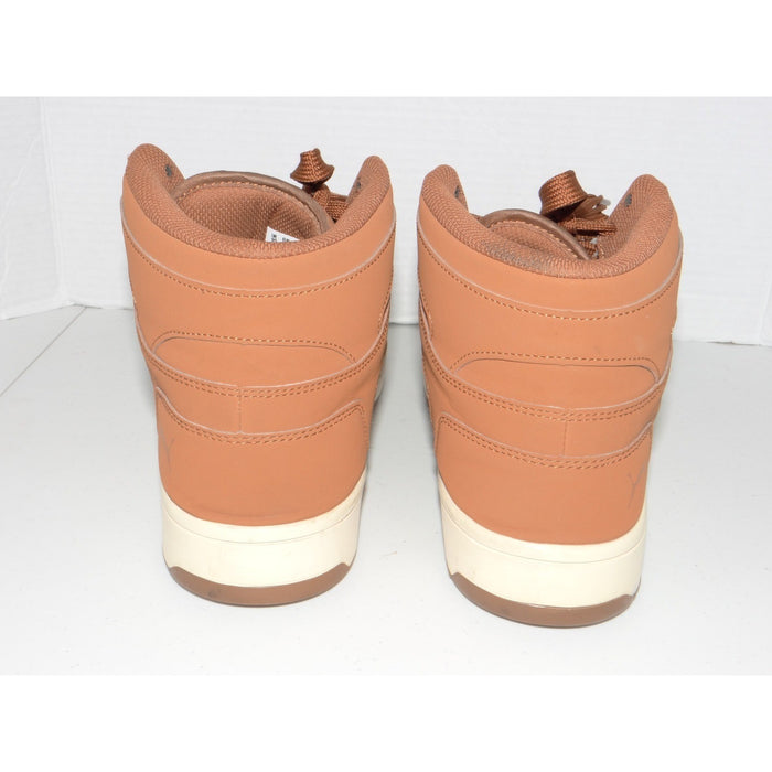 Puma Rebound Joy Mens 11 Desert Tan Gum High Top Sneakers 381277 036
