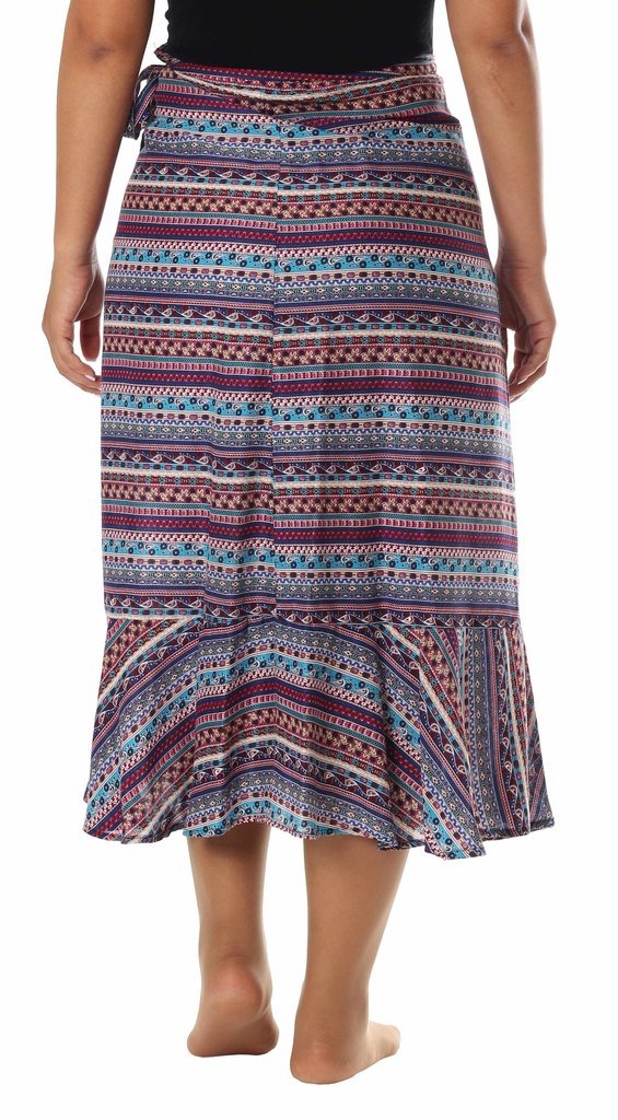 PURPLE HIGH WAISTED MIDI SKIRT - Lannaclothesdesign Shop