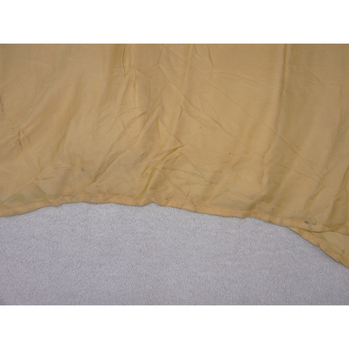 Purple Yellow Ombre Kaftan Maxi Dress V Neck Asymmetrical Hem Short Sleeve 38917