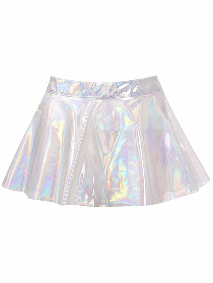 PVC Holographic Reflective Transparent Skirt
