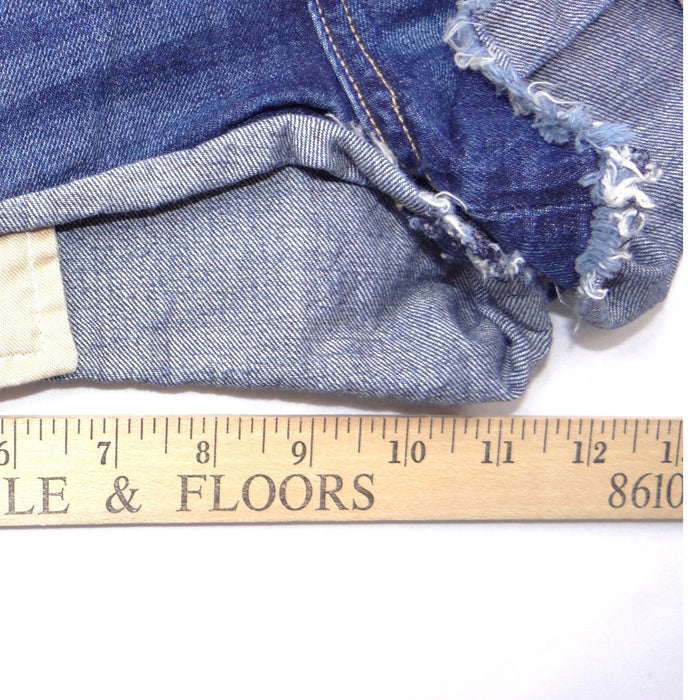 Rag & Bone JEAN Dark Wash Raw Hem Cut Off Denim Shorts Size 28 Blue4