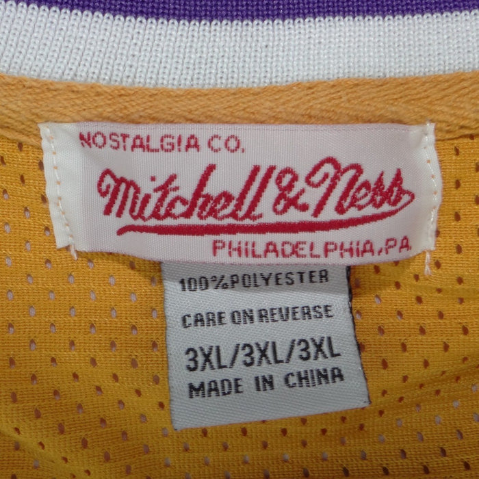 Rare Lakers Magic Johnson 32 Jersey 1979 80 Gold Mens 3XL Mitchell & Ness1