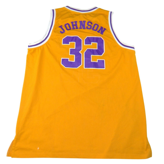 Rare Lakers Magic Johnson 32 Jersey 1979 80 Gold Mens 3XL Mitchell & Ness2