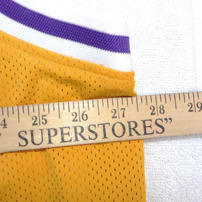 Rare Lakers Magic Johnson 32 Jersey 1979 80 Gold Mens 3XL Mitchell & Ness6