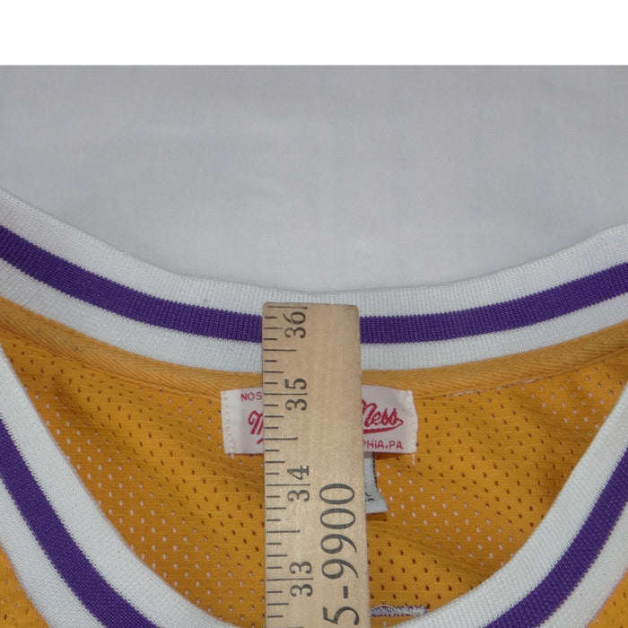 Rare Lakers Magic Johnson 32 Jersey 1979 80 Gold Mens 3XL Mitchell & Ness7